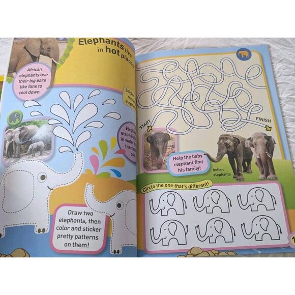 National Geographic Pandas & Penguins Cutest Animals + Sticker Book Hardcover - Picture 5 of 10